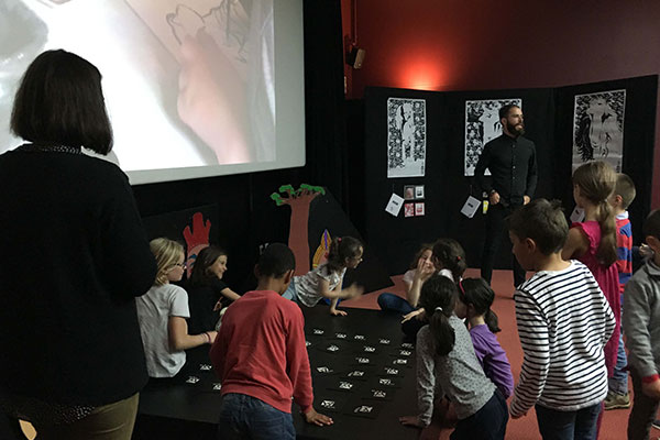 Le Sully à Coutras, mai 2019 : temps de restitution des ateliers menés avec des enfants des centres de loisirs de Coutras, Saint-Médard-de-Guizières et Saint-Seurin-sur-l’Isle © La Cali
