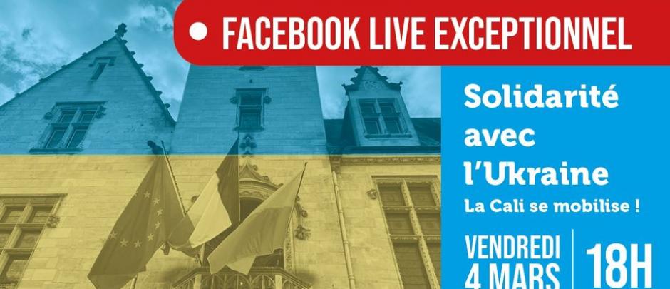 Solidarité Ukraine - Facebook live exceptionnel