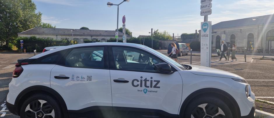 Mise en place d’une station d’autopartage Citiz à Libourne