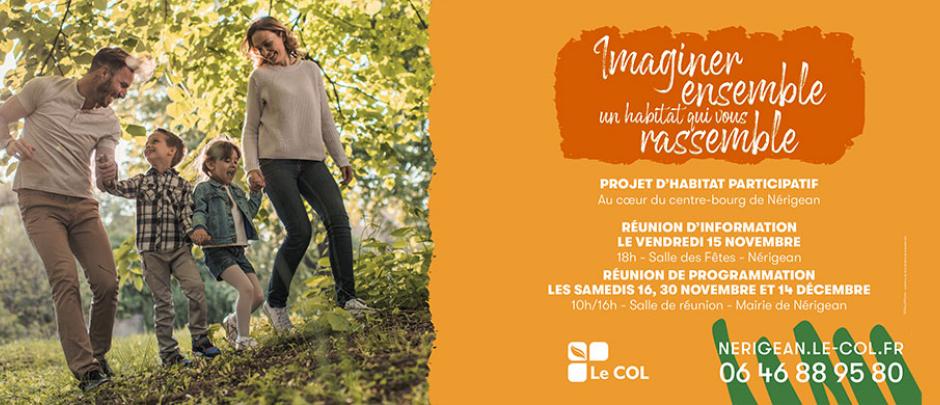 Nérigean : 1er projet d’habitat participatif