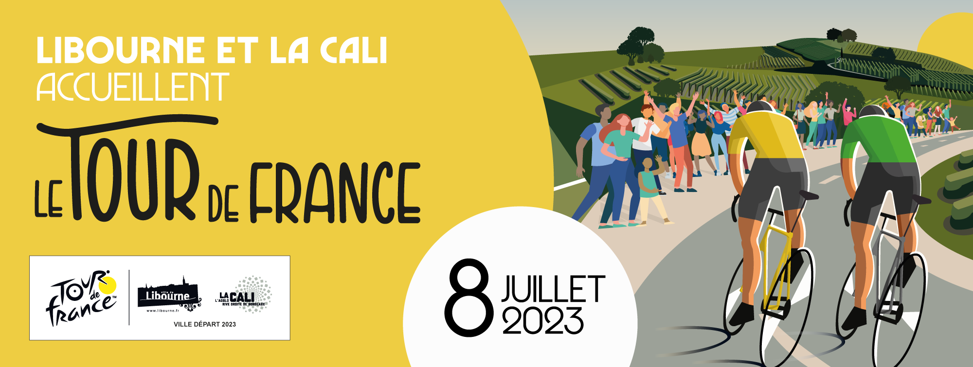Le Tour de France de retour dans le Libournais en 2023 !